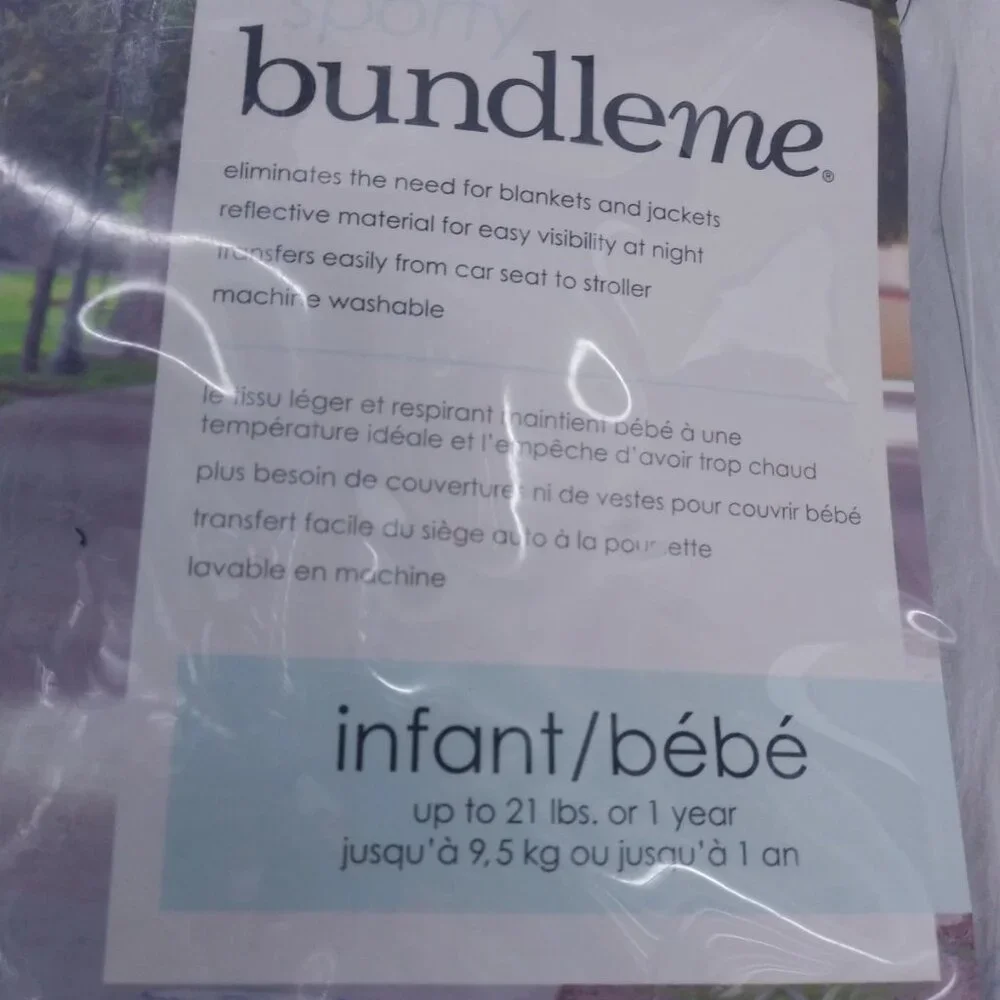BundleMe Infant Stroller Blanket Cover Black - Picture 8 of 9